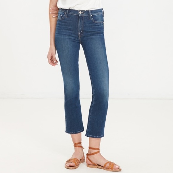 MOTHER Denim - Mother Insider Crop in Faster wash Size 25